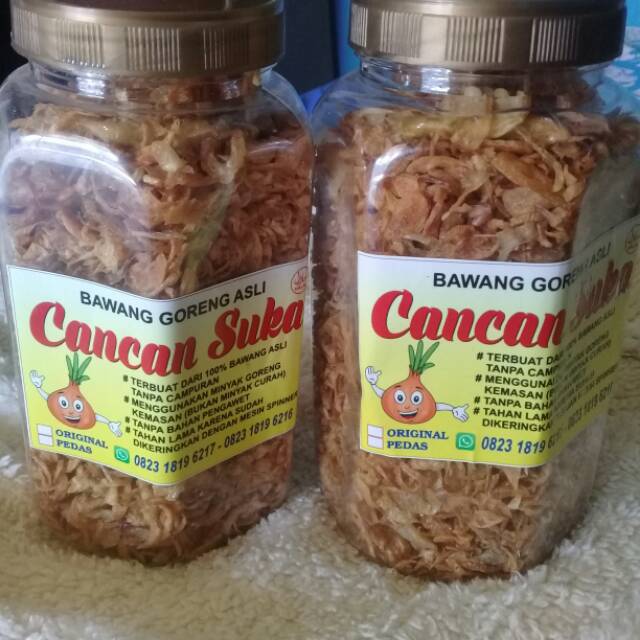 

Bawang goreng asli Cancan Suka