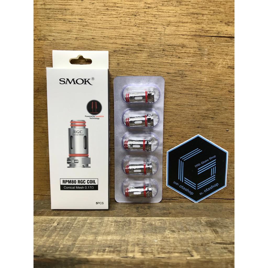 Coil SMOK RPM80 Rgc Conical Mesh 0.17 ohm Authentic Rpm 80 Original