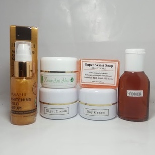 krim walet super original pot putih / Cream walet original Plus Toner & Serum / Pemutih Penghilang J