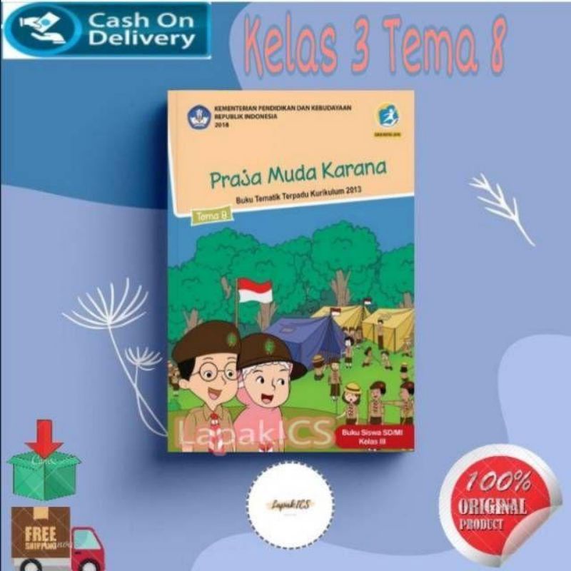 

BUKU TEMATIK KELAS 3 SD/MI Tema 8,PRAJAMUDA KARANA