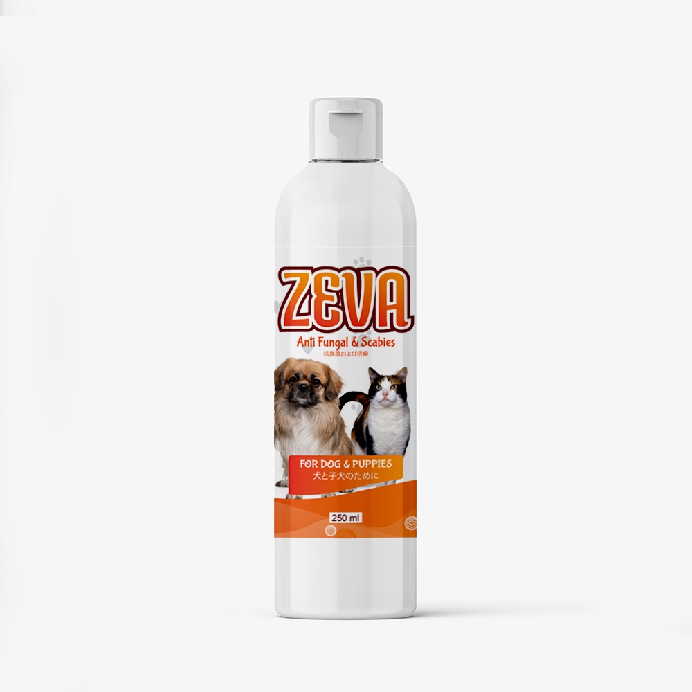 Shampoo Untuk Kucing Dan Anjing Zeva Shampoo 250ML