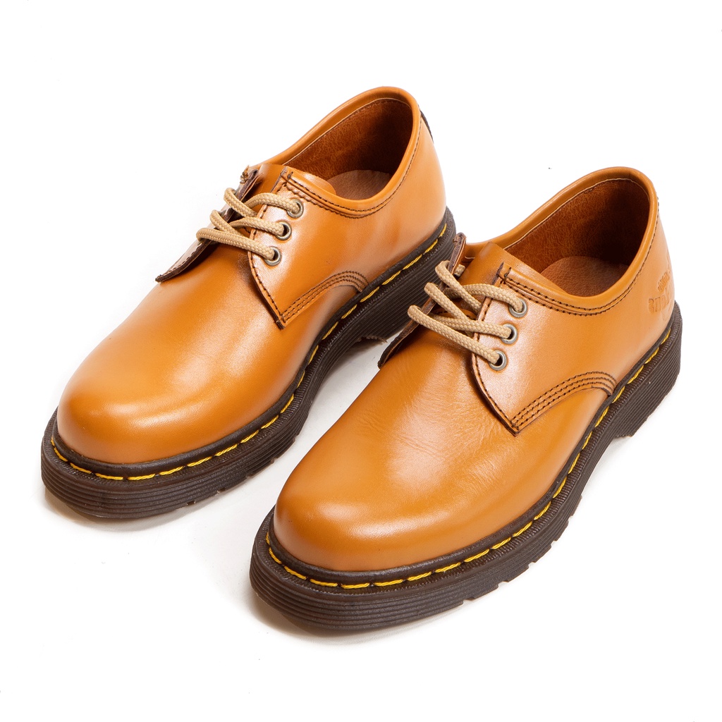 Sepatu Boots Pria Low Boot 3 Hole Kulit Asli Like Dr Martens 1060