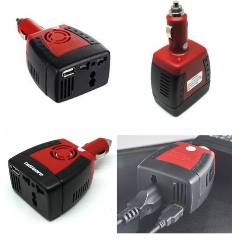 Power Car  Inverter Converter Mobil DC 12v To AC 220V 150Watt USB 111