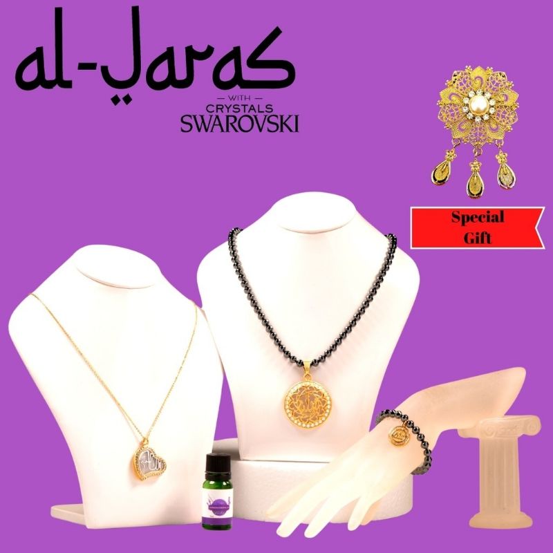 Set Perhiasan Kalung Dan Gelang Al Jaras With Fragrance By Forsta (Special Bonus :