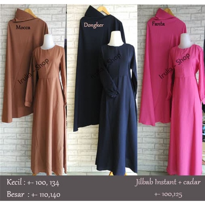 Gamis set wolfis/gamis syari wolfis/gamis woolpeach