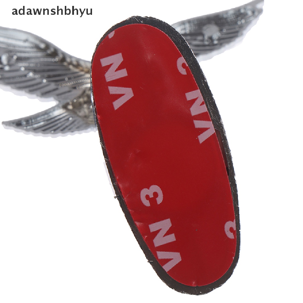 Adawnshbhyu Penutup Depan Mobil Chrome Kap Ornamen Lencana 3D Emblem Angel Eagle Untuk Mobil Otomatis