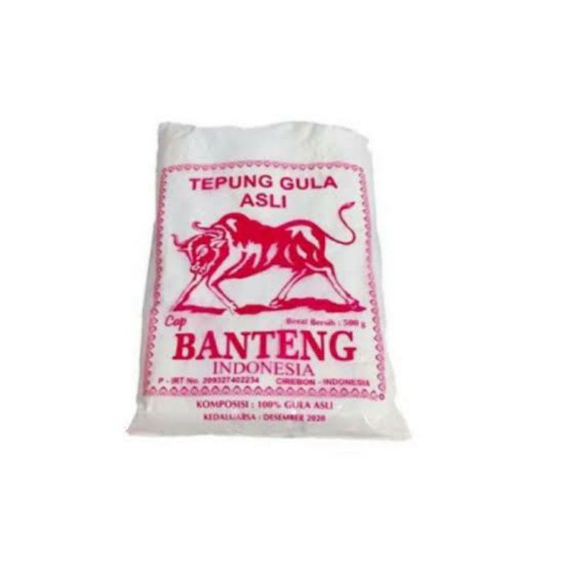 

Gula Halus Cap Banteng Gula Tepung Bubuk Donat Kue Salju