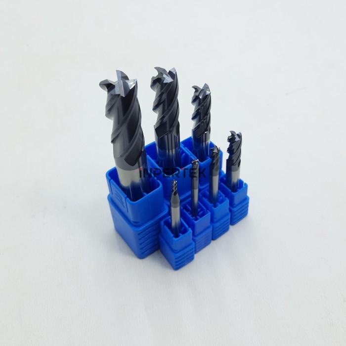 Endmill 20 4F Lexees Endmill Carbide 20 HRC45 Pisau Cutter Milling 20