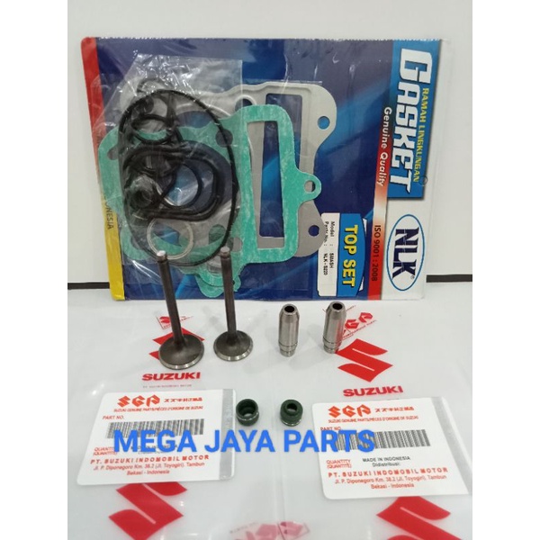Bosh klep smash Titan 4 barang, Bosh klep+payung klep+Seal klep+Topset, smash Titan (ORI)