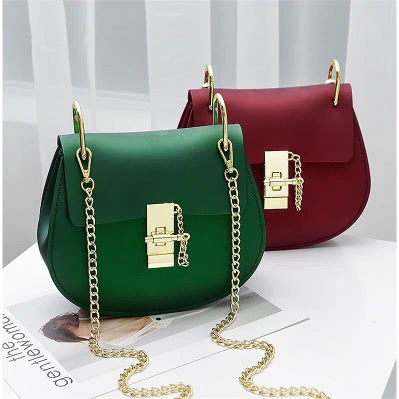 tas selempang terbaru wanita bahan jelly matte tas import murah slingbag handbag fashion