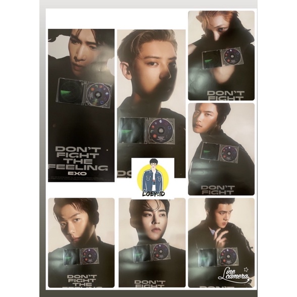 EXO JEWEL UNSEALED NO PC + POSTER JEWEL DONT FIGHT THE FEELING