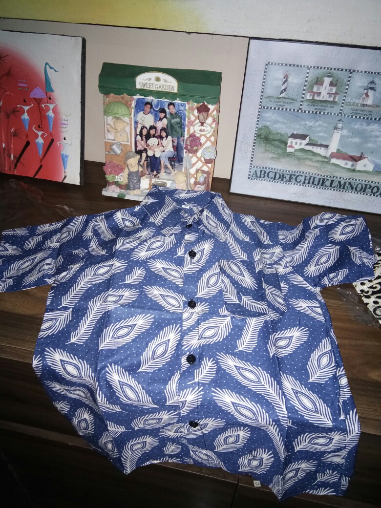 (bisa Cod) Kemeja Anak Batik Anak Baju Anak Murah Baju Batik Anak Seragam Anak