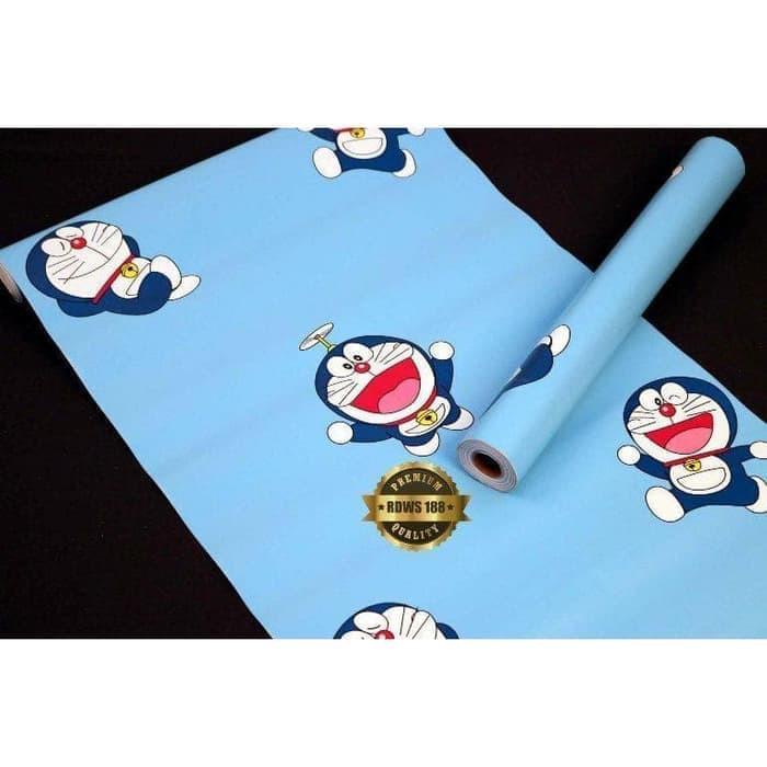 wallpaper dinding doraemon B / walpaper sticker dekorasi kamar dll - b