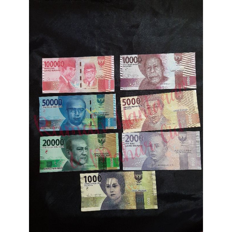 1lembar/ uang palsu / uang mainan / uang mahar kawin/duit duitan/duit mainan/duit mahar/uang ker