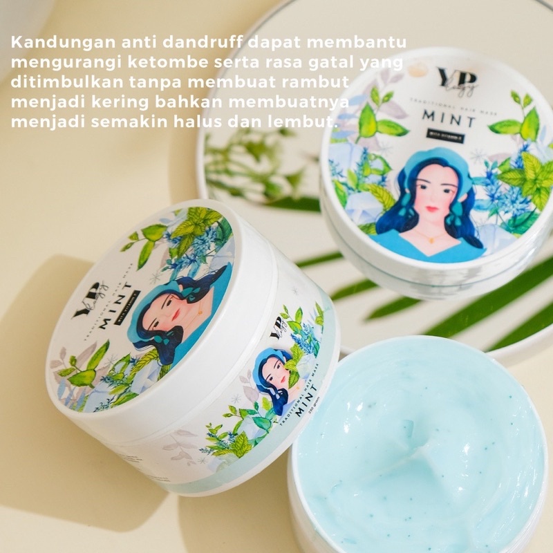 YPLOGY Paket Rambut Berketombe 1pcs Hair Tonic dan 1pcs Hair Mask