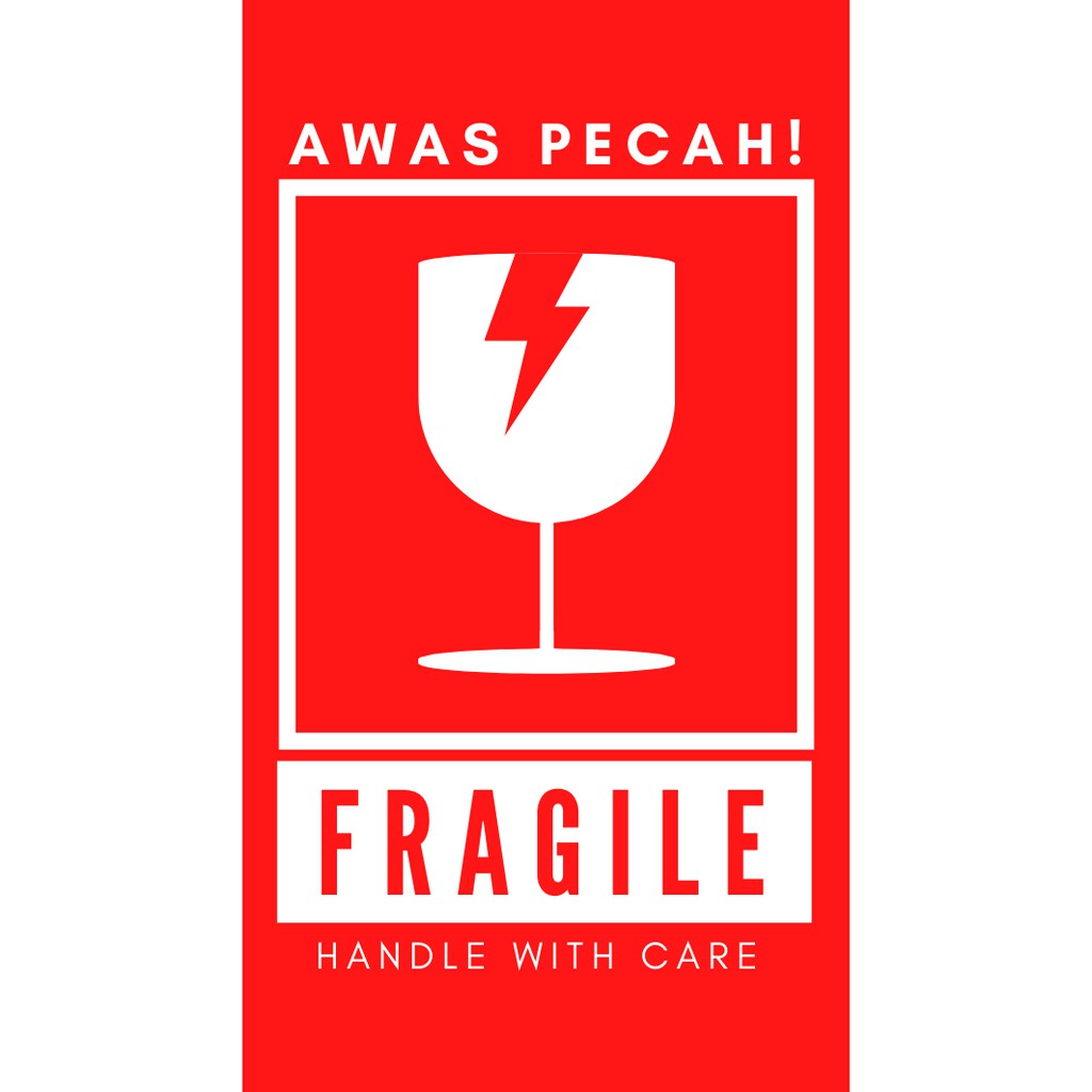 sticker fragile