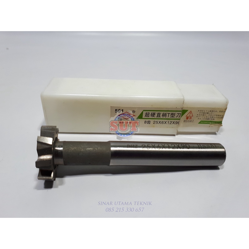 Tslot 25*6HSS 8 Flute Cutter T 25mm T SLOT