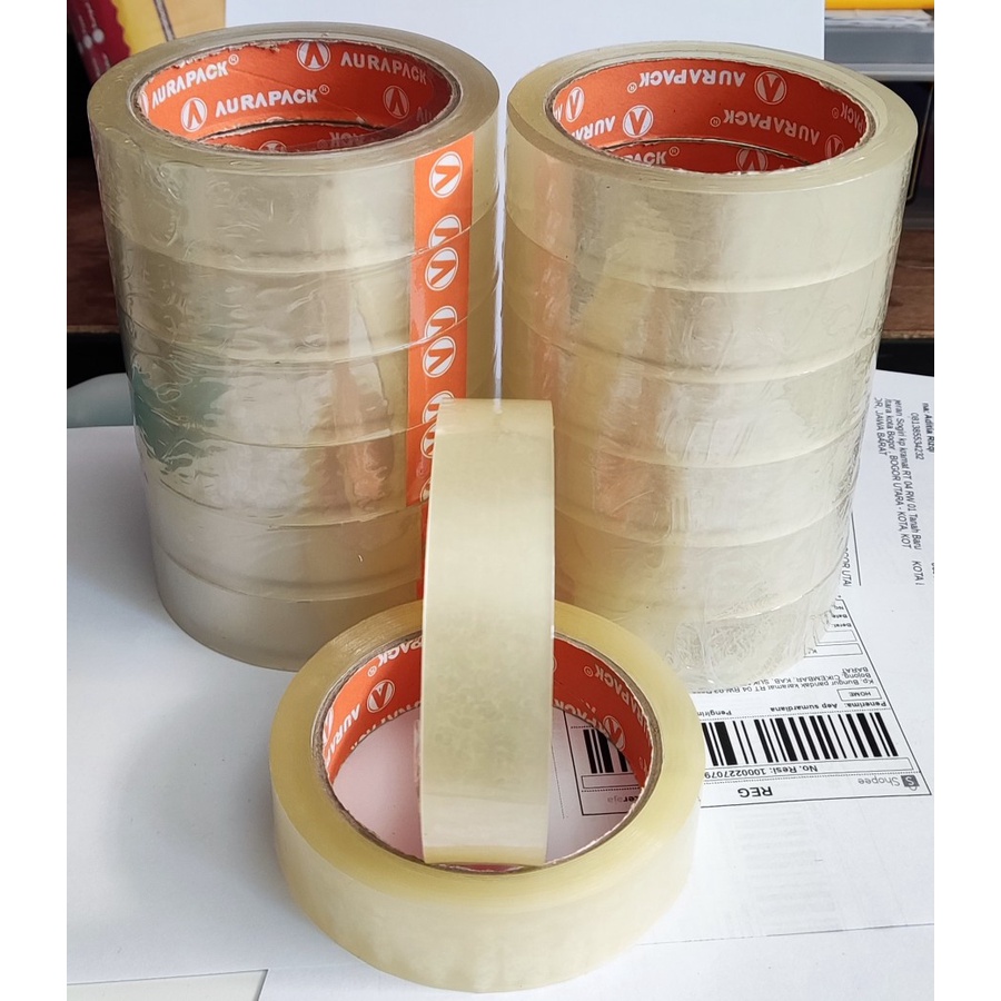 

Isolasi/ Solatip / Lakban 24 mm x 72 YD AURAPACK