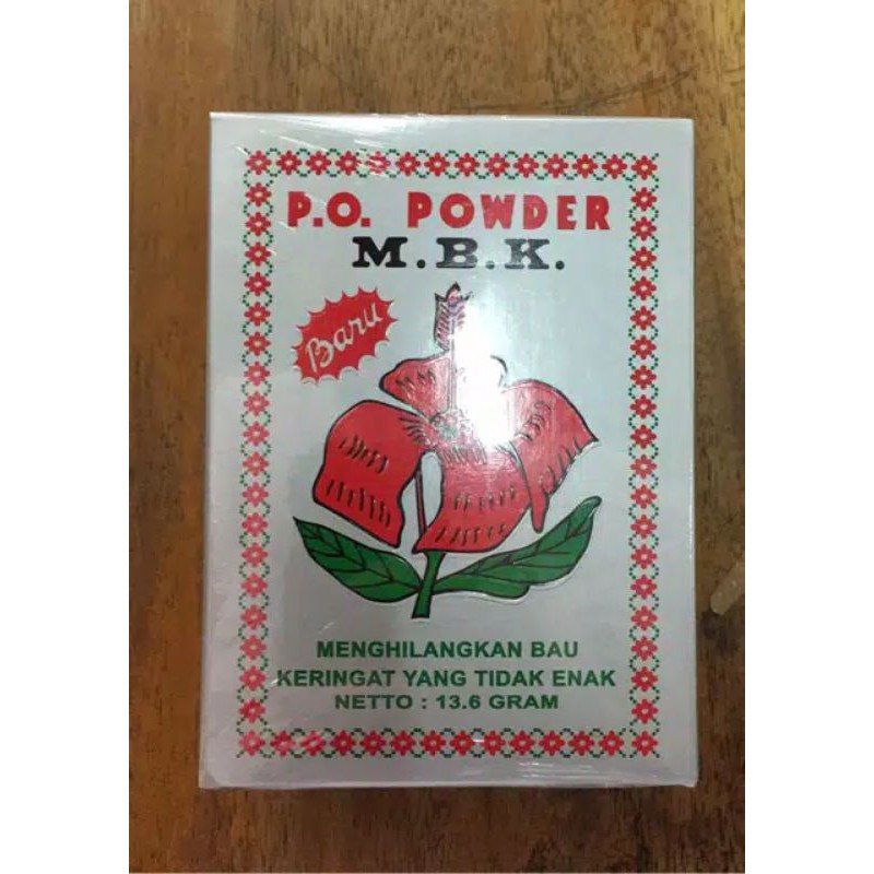 PO Mbk Powder /Mbk powder /bedak keringat/ bedak bau badan