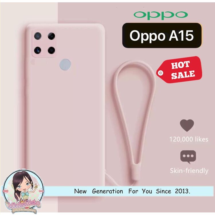 Oppo A15 Baby Skin FREE tali Premium Casing Soft TPU Softcase