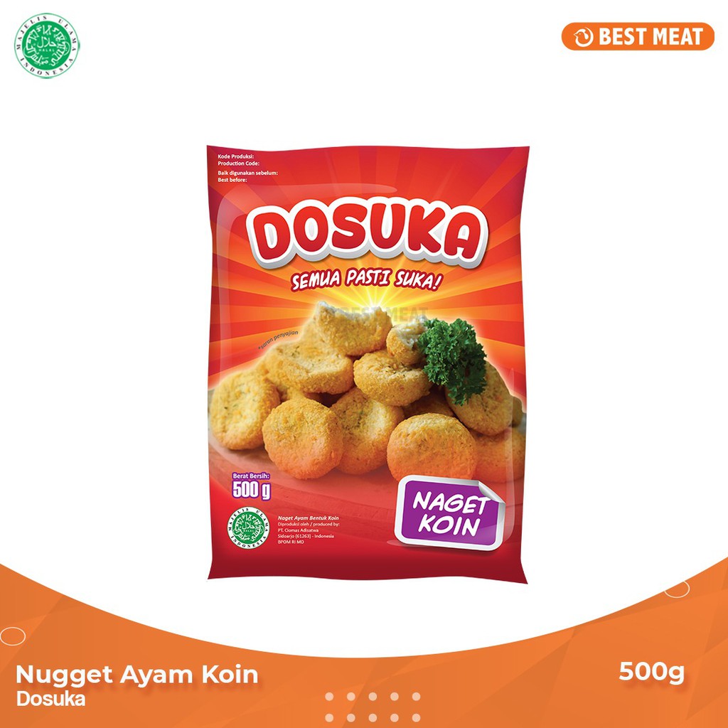 

Promo !! Nugget Ayam Koin Dosuka 500 Gr