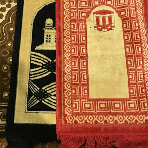 ♠ Sajadah Muka/ Kepala/ Anak/ Kecil Turki/ Turkey, beludru, tebal ➸