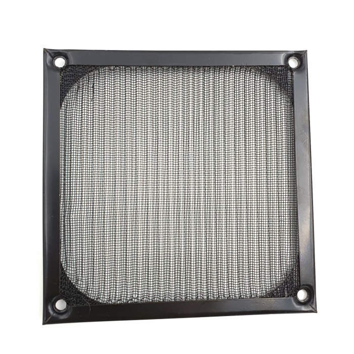 Filter fan steel mesh 12x12cm fan pc casing kipas komputer case cooler