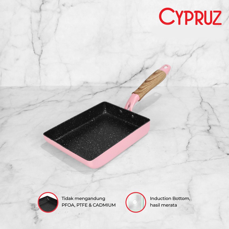 Cypruz Tamagoyaki Pan Color Series 13 x 18 cm FP-0733