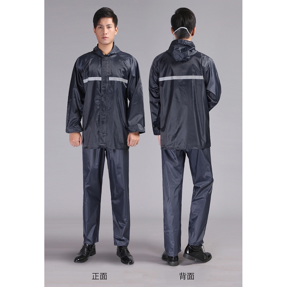 GS8 Jas Hujan Outdoor Waterproof Mantel Baju Hujan Jas Ujan Pria wanita Dewasa Pole Jas Hujan Motor Size BIASA JUMBO Jas Hujan Pengendara Motor RHODEY T1 Black Berkualitas