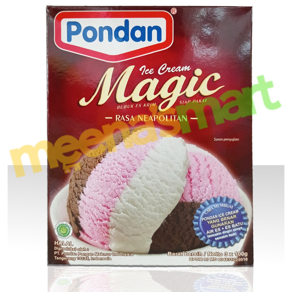 

Pondan Ice Cream Magic Rasa Neapolitan 300 gr