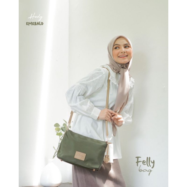 Ready HODY / FELLY BAG by Hody, siap kirim! /tas selempang wanita nylon premium