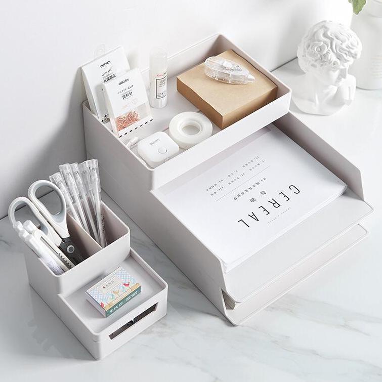

[KODE PRODUK 7SYN04961] Desktop Organiser Dokumen Kantor Tray