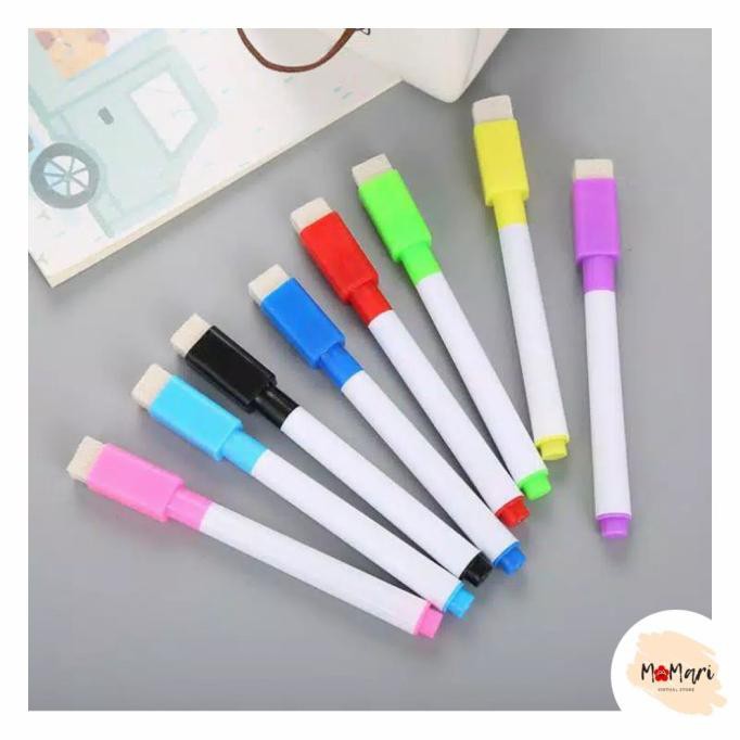 

Diskon SPIDOL WARNA WARNI DENGAN PENGHAPUS 1 SET 8 PCS WIPE AND CLEAN Diskon