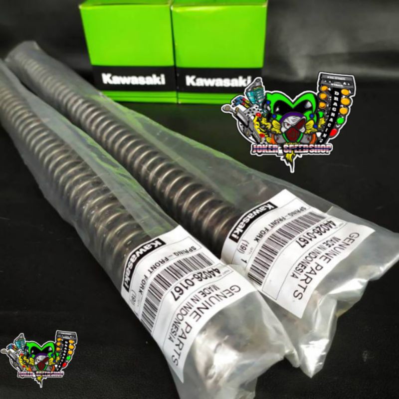 Per Ver Shock Pershock Depan Ninja RR Sepasang Per Shock Depan Dpn NinjaR Original