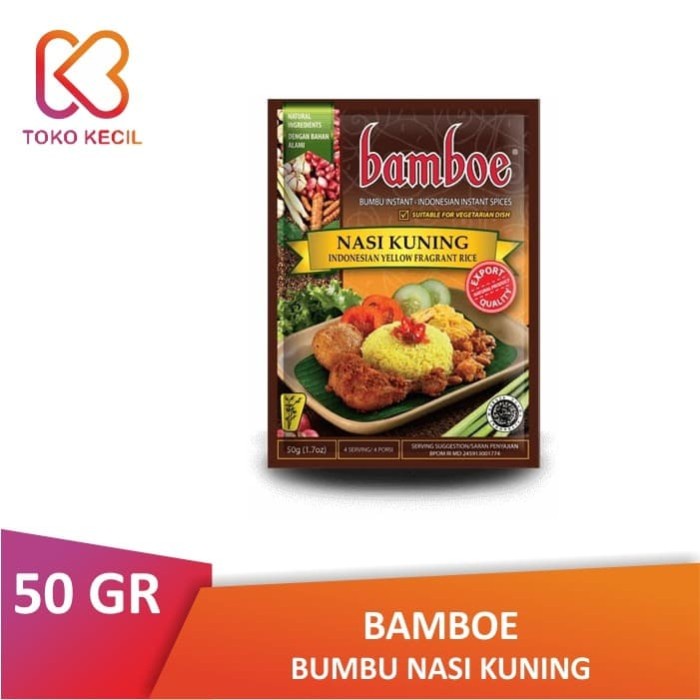 

vd2011c Pack Bamboe Bumbu Nasi Kuning 50 Gr Fsfs201