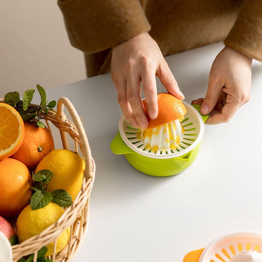 [Elegan] Alat Peras Jeruk Lemon Multi Fungsi Praktis Buah Gadget Dapur Manual Plastik Citrus Presser