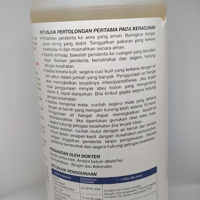 OBAT FOGGING HAMA AMPUH KOTHRINE 25EC Produk BAYER 1 Liter