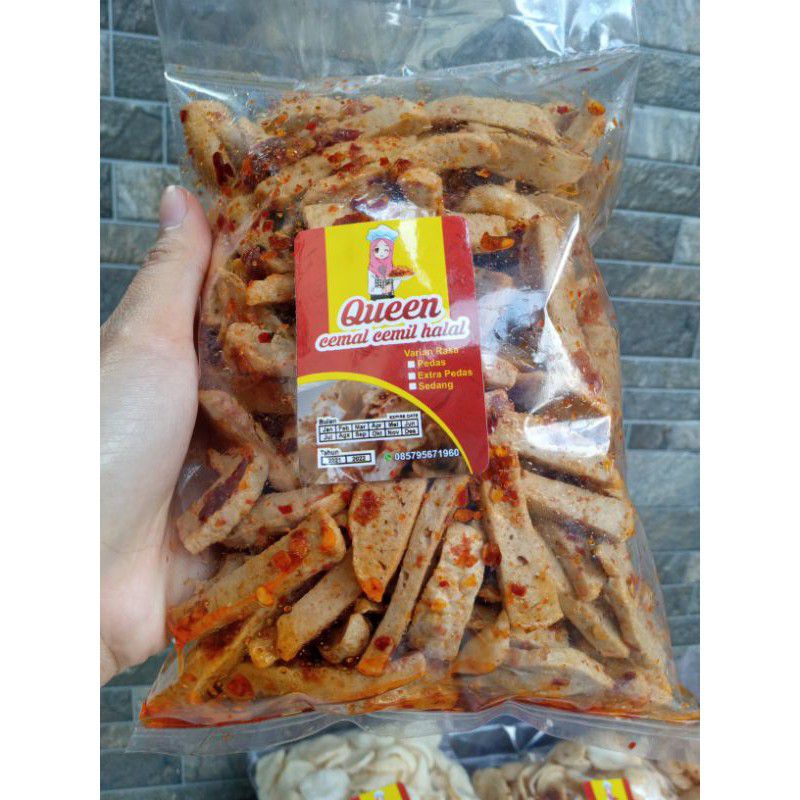 

1KG BASRENG STIK KERING /CEMILAN PEDAS /SEBLAK BASRENG KERING/BASRENG STIK QUEEN