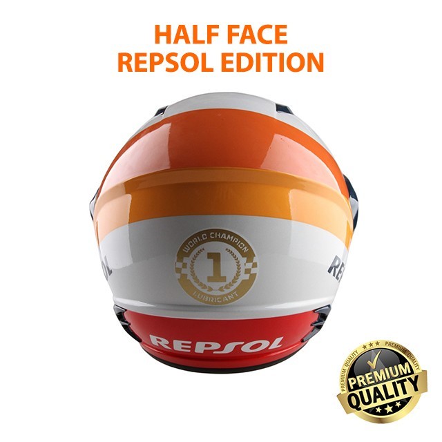 HELM HALF FACE REPSOL EDITION SNI DEWASA