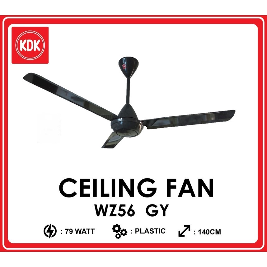 KDK  Kipas Angin Kipas Angin KDK 79 Watt 56 Inch CEILING FAN WZ 56GY