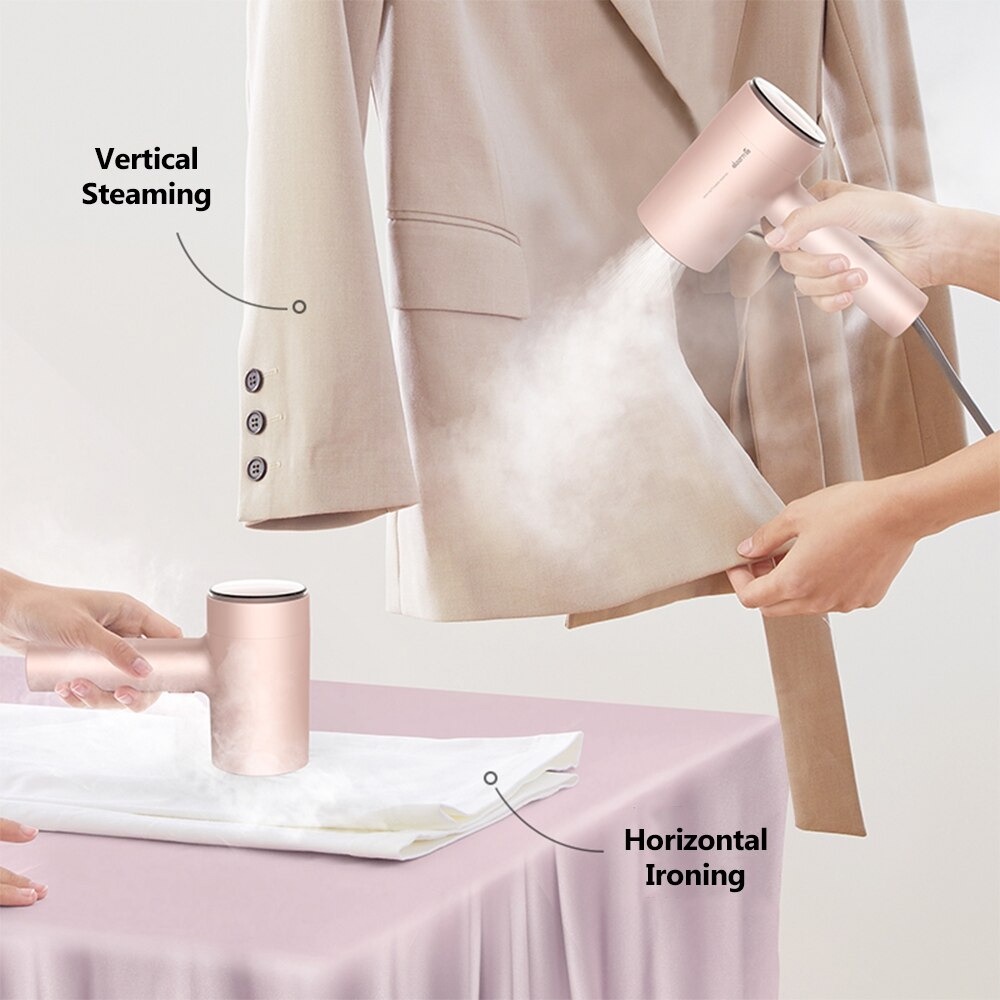 Setrika Uap Baju Pakaian Portable Mini Travel Handheld Steam Iron Original Mesin Otomatis Peralatan 