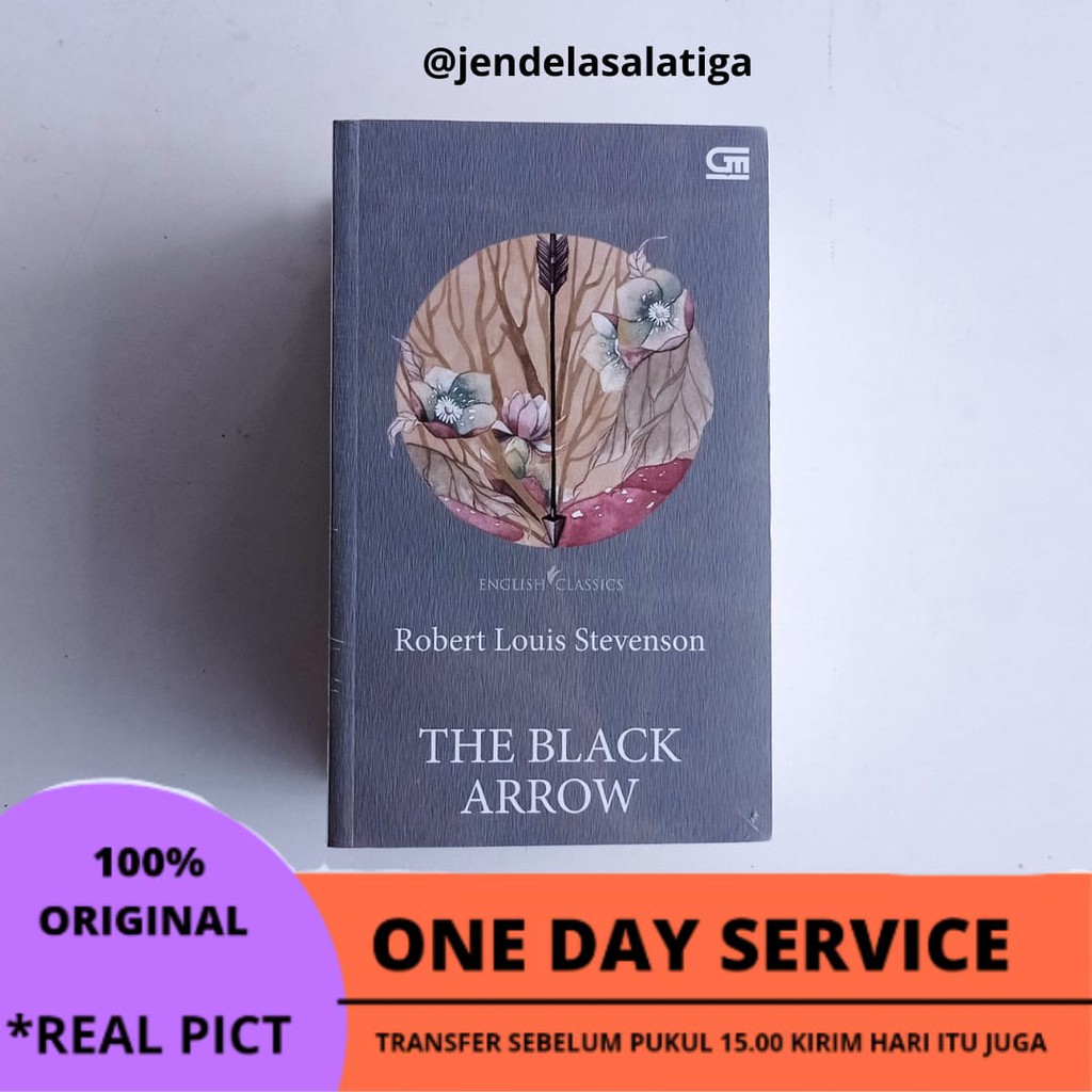 Koleksi Buku Novel Bahasa Inggris - Jane Austin Pride and Prejudice , Persuasion , Frankenstein SERI ENGLISH CLASSIC - English Novel-THE BLACK ARROW