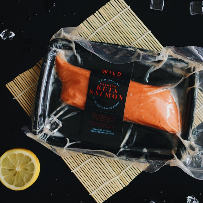 

Premium Alaskan Wild Salmon per pack (tidak bau, fresh, lemak sedikit)