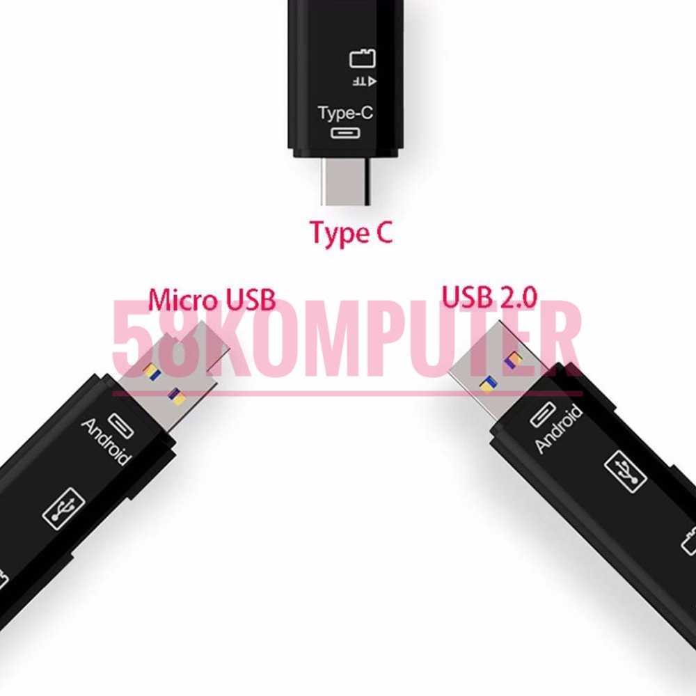 otg usb c 3 In 1 Usb 2.0 /Type C/Micro Usb Card Read Otg 3 IN 1