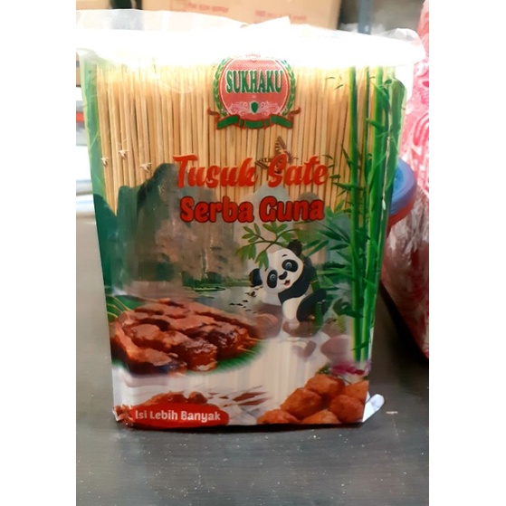 TUSUK SATE SUKHAKU 20 CM ISI -/+ 500 GRAM