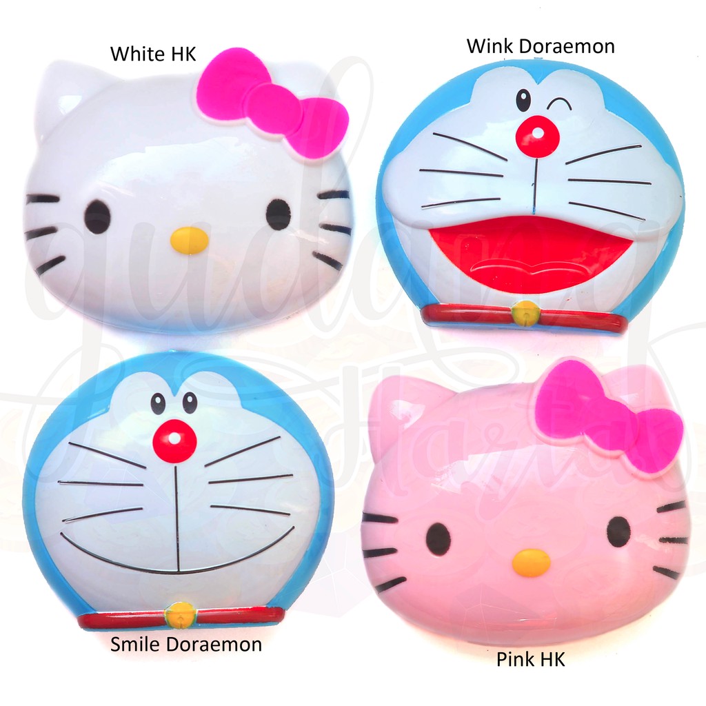 Tempat Softlens Travel Pack Doraemon Hello Kitty Kotak Lensa Lucu