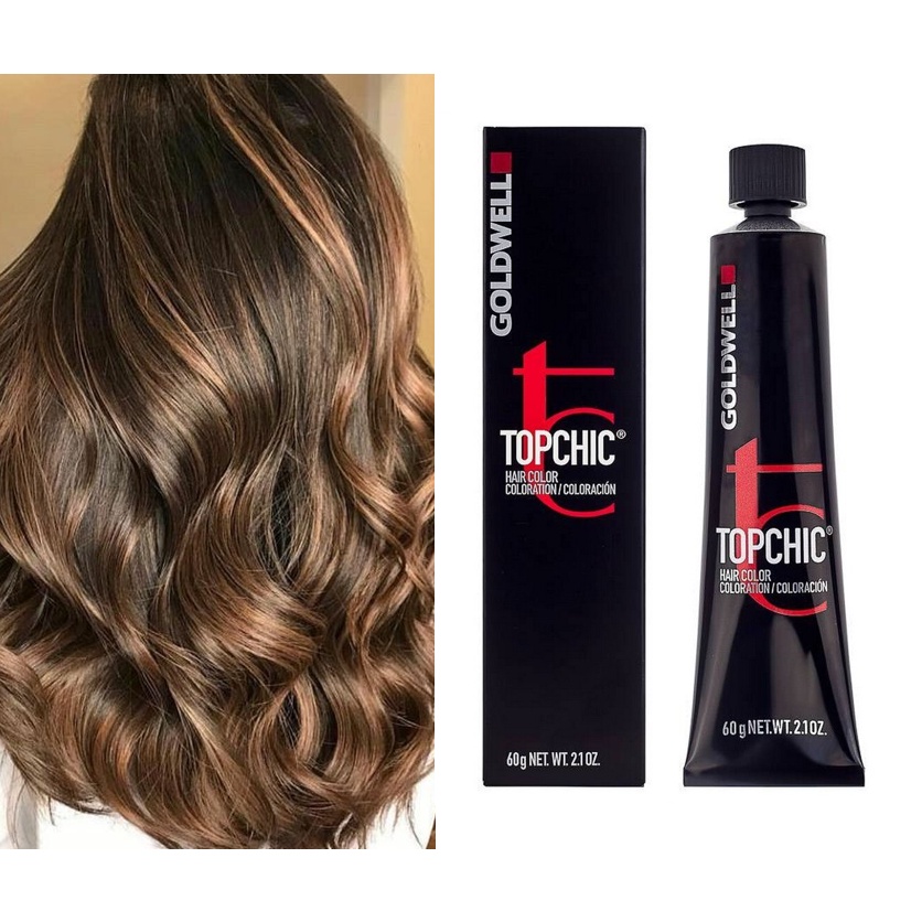 Goldwell Topchic Hair Color 60ml &amp; Oxydant 120ml Kode 7G