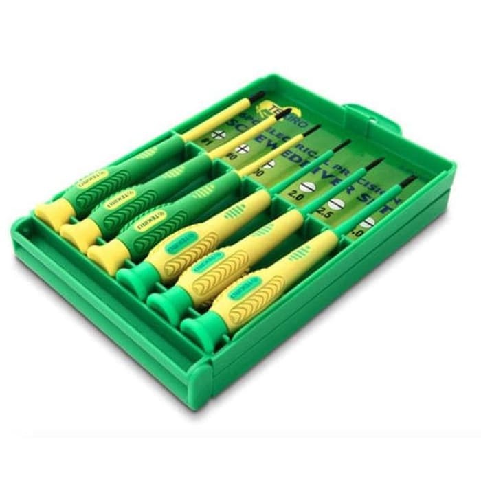 TEKIRO OBENG LISTRIK SET OBENG TEKIRO SET 6 PCS OBENG PRESISI TEKIRO