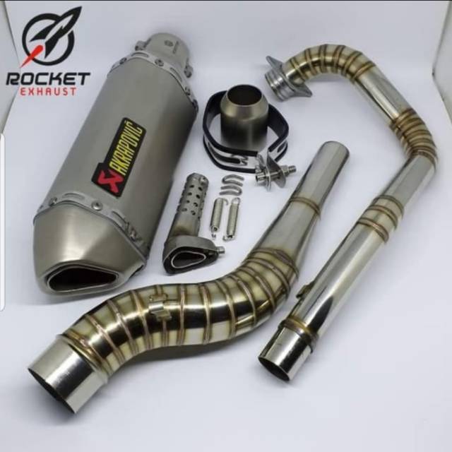 Knalpot Akrapovic HZT V2 Full System Yamaha XSR 155 etc