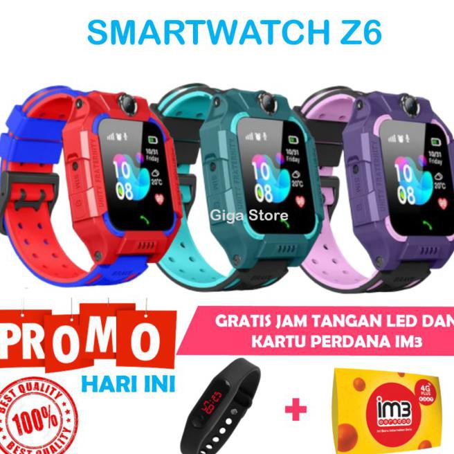 Jam Tangan Anak Imo Z6 Smartwatch Anak Imo Z6 Imoo Smart Watch Anak Hijau